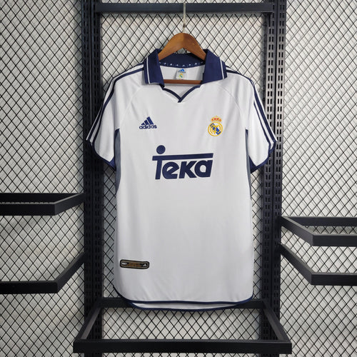 Camisa Real Madrid Home (1) 2000/01 Retrô Adidas Masculina