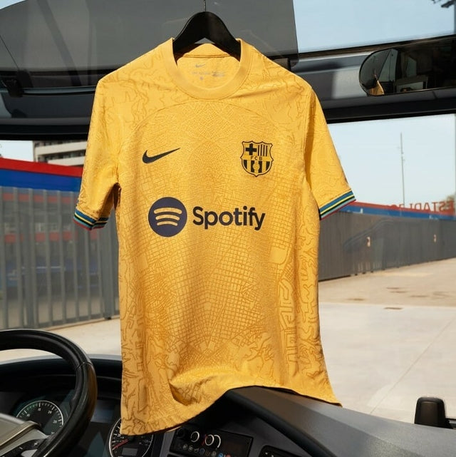 Camisa Barcelona II 22/23 Dourada- Nike