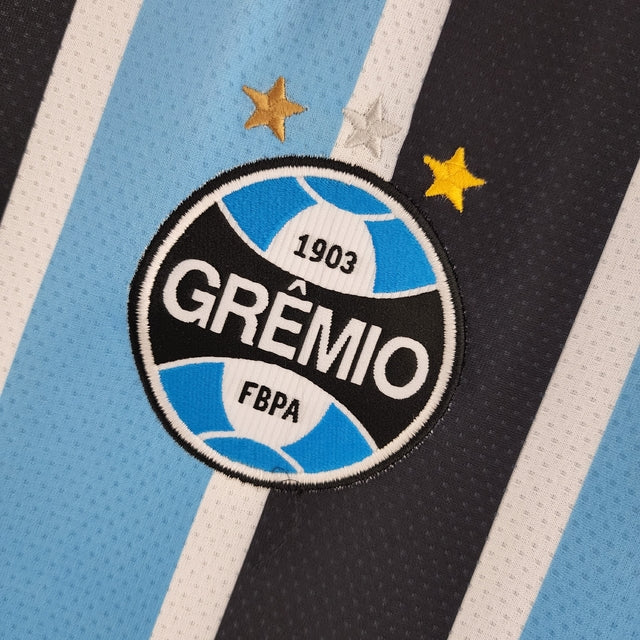 Camisa Grêmio I 22/23 Torcedor Umbro Feminina - Azul