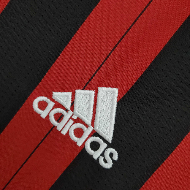 Camisa Milan Retrô 2013/2014 Vermelha e Preta - Adidas